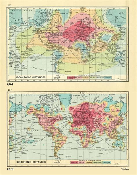 isochronic map